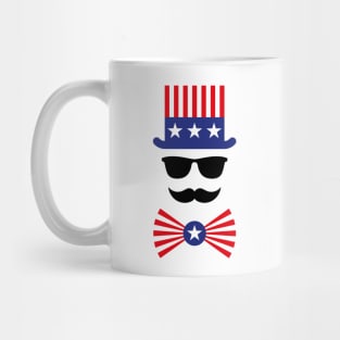 American Mustache (Hipster / Mustached / Beard) Mug